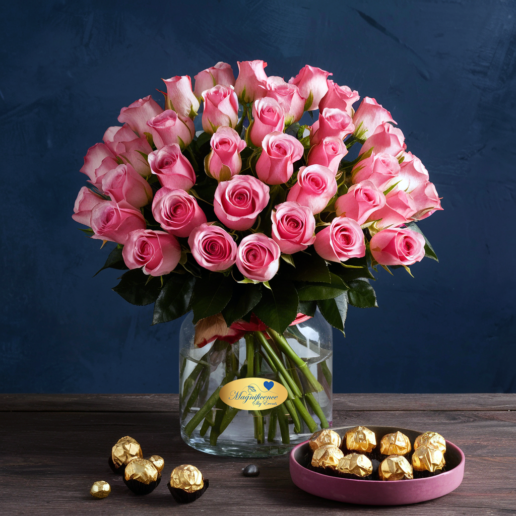 Elegant tulip bouquet by Elandra flowers – Best flower shop in Dubai
