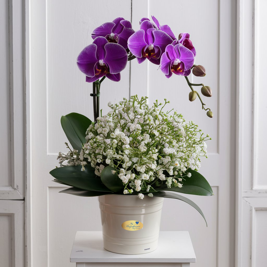 Elegant flower arrangement by Elandra flowers – Best flower shop in Dubai