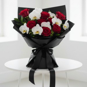 Luxury Red Rose Bouquet from Elandra Flowers – Best Flower Shop in Dubai