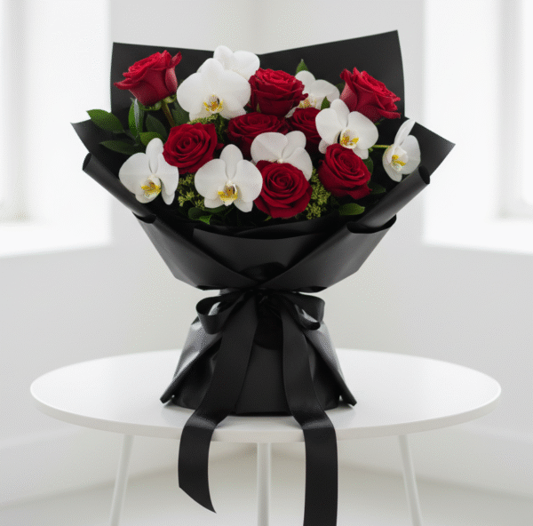Luxury Red Rose Bouquet from Elandra Flowers – Best Flower Shop in Dubai