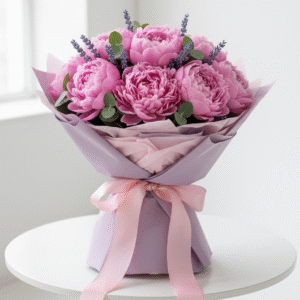 Peony Bouquet from Elandra Flowers – Best Flower Shop in Dubai