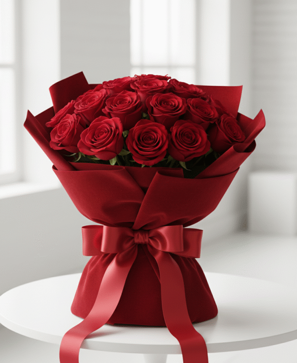 Majestic Roses Bouquet from Elandra Flowers – Best Flower Shop in Dubai