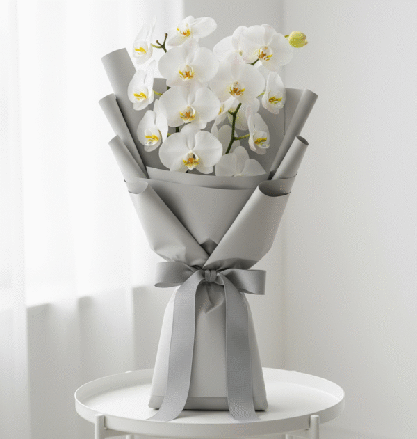 Phalaenopsis Orchids Bouquet from Elandra Flowers – Best Flower Shop in Dubai
