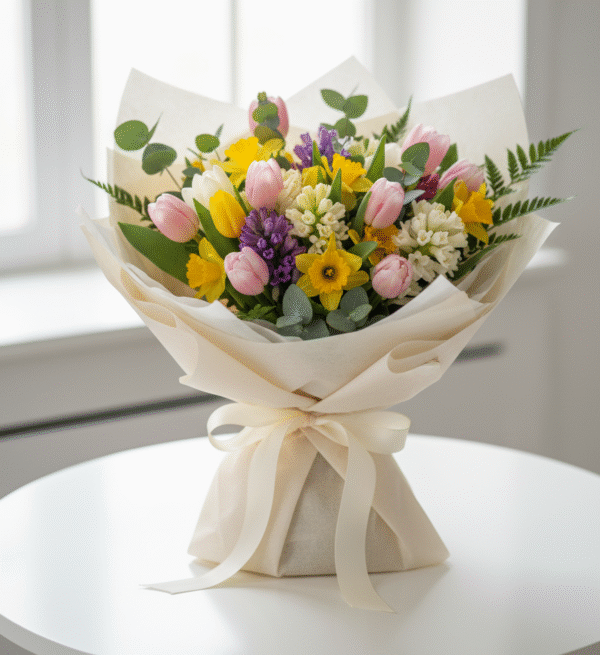 Colorful Tulip Bouquet from Elandra Flowers – Best Flower Shop in Dubai