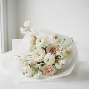 Pink Ranunculus bouquet from Elandra Flowers – Best Flower Shop in Dubai