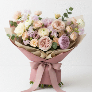 Blush Blooms Bouquet from Elandra Flowers – Best Flower Shop in Dubai