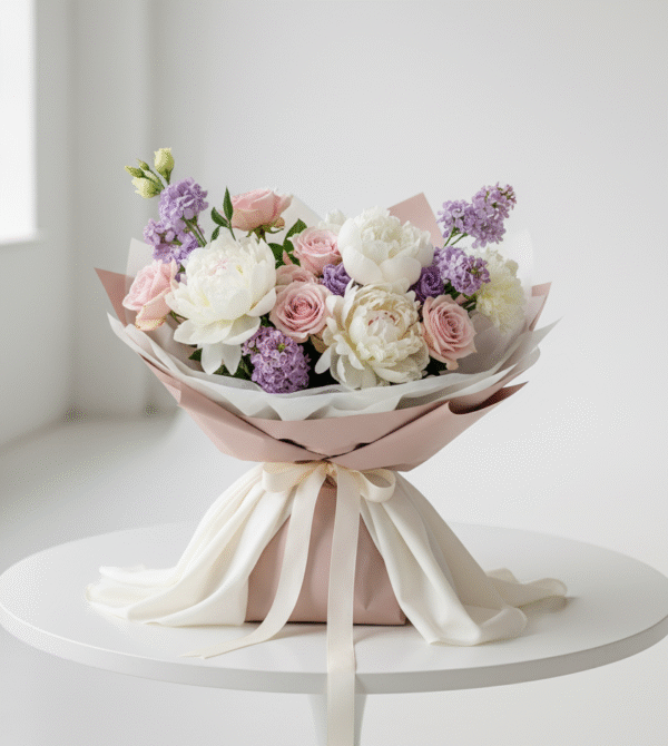 Whispering Lilac Bouquet from Elandra Flowers – Best Flower Shop in Dubai