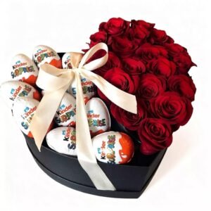 kinder red rose box